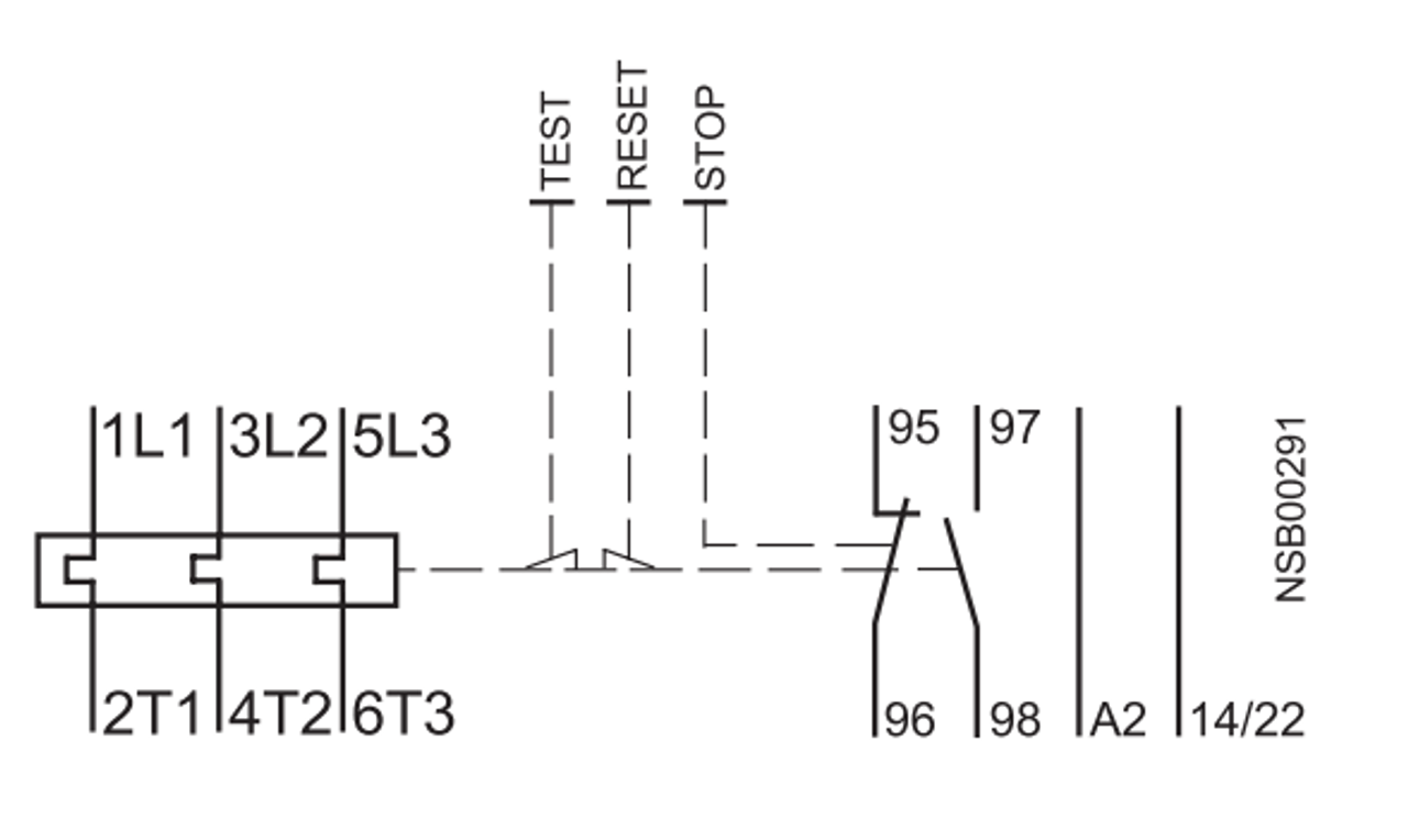 Siemens 3RU2116-1AB0 wiring diagram