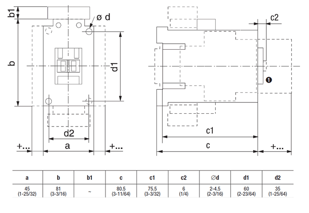 Sprecher + Schuh CS7-31E-480 dimensions