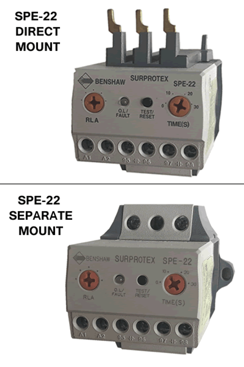 Benshaw SPE22-3SR-5A electronic relays