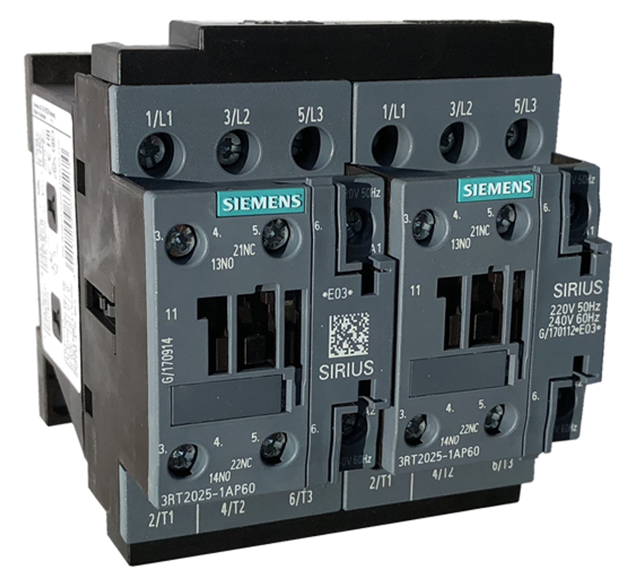 Siemens 3RA2325-8XB30-1AP6 reversing contactor