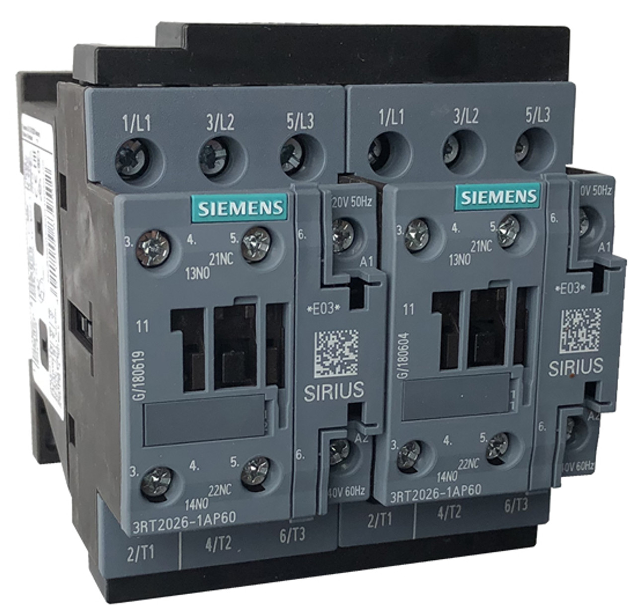 Siemens 3RA2326-8XB30-1AP6 reversing contactor