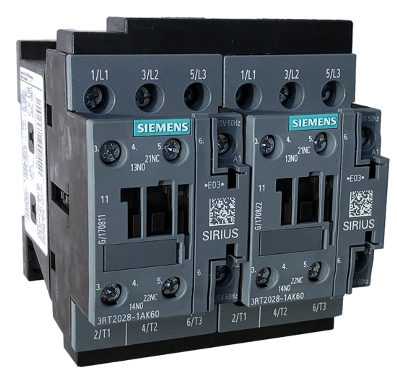 Siemens 3RA2328-8XB30-1AK6 reversing contactor