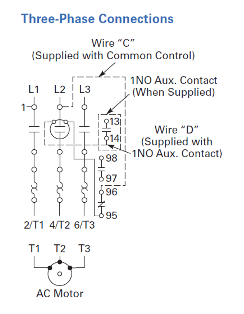 Eaton A27CNC25B1-2P wiring diagram