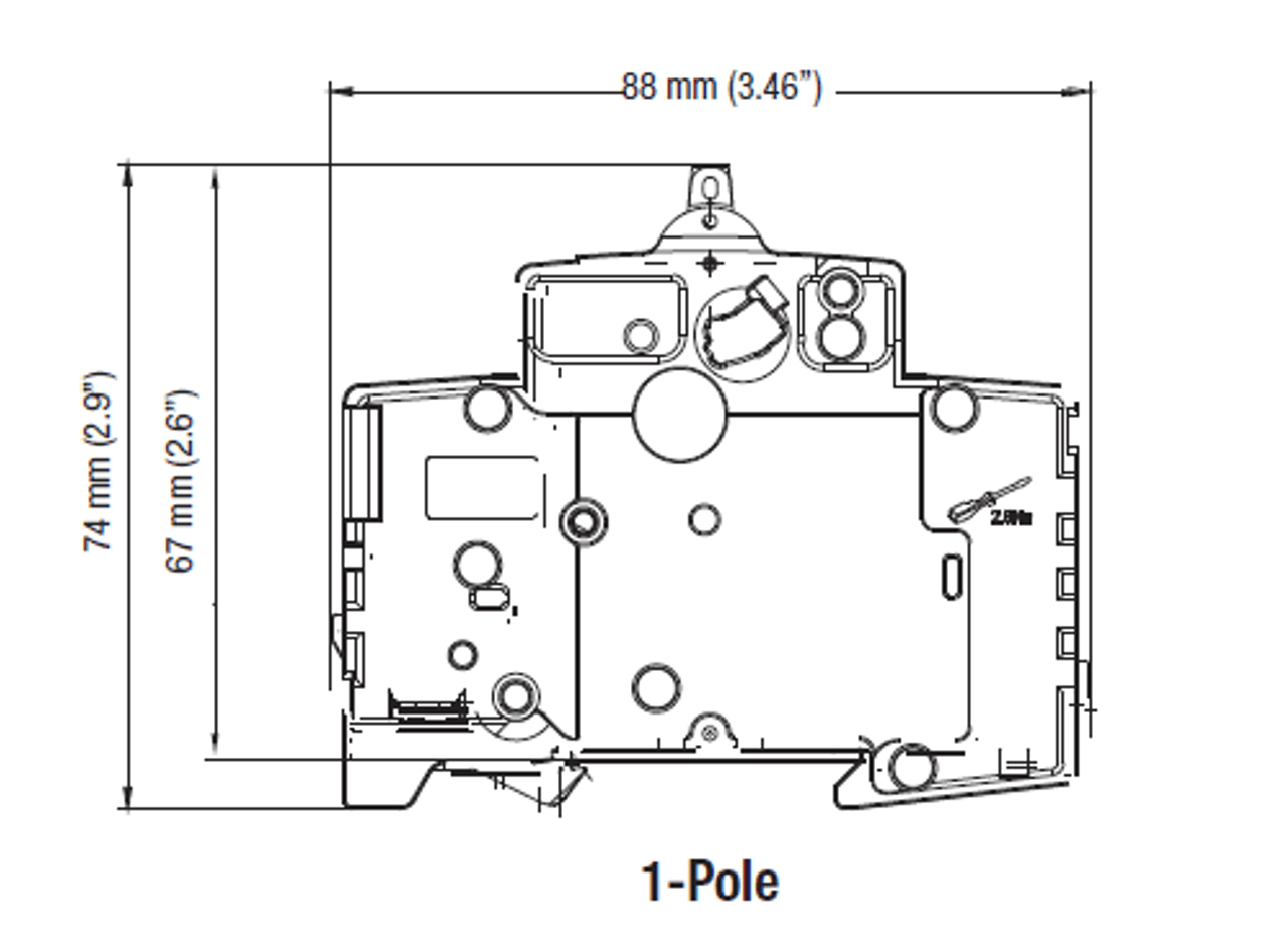 Sprecher and Schuh L8-1/1/B side dimensions