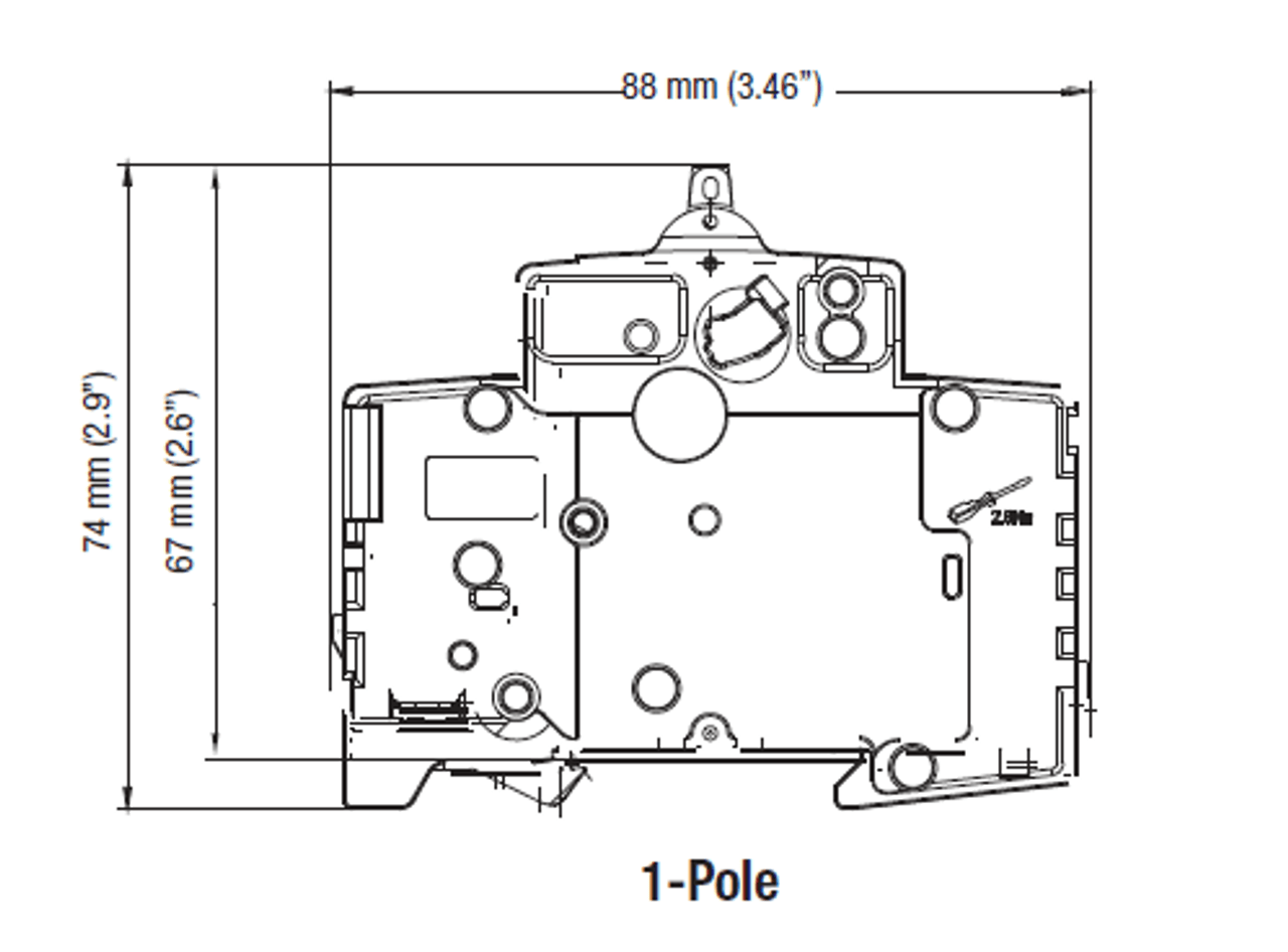 Sprecher and Schuh L8-2/1/B side dimensions