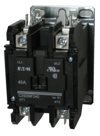 Contacteur Manuel 40A 2NA 230V - Pour Circuits électriques, Contact Normalement Ouvert - 3