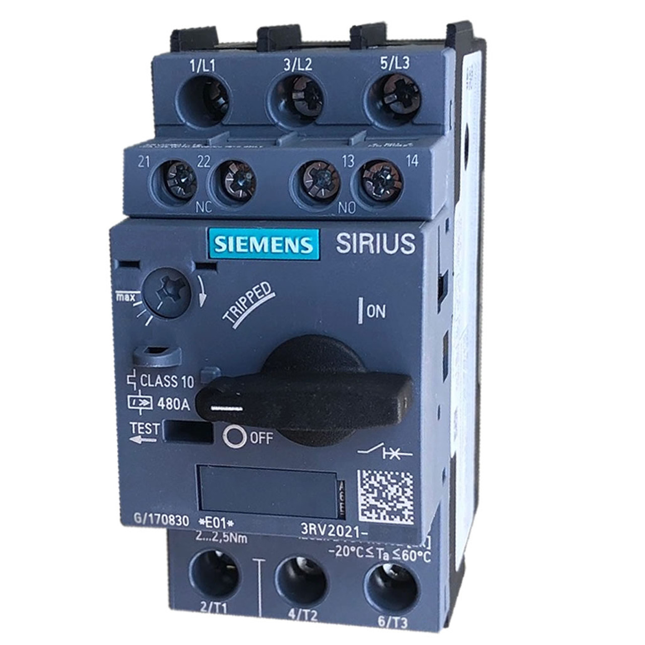 Siemens 3RV2021-0HA15 Manual Motor Protector