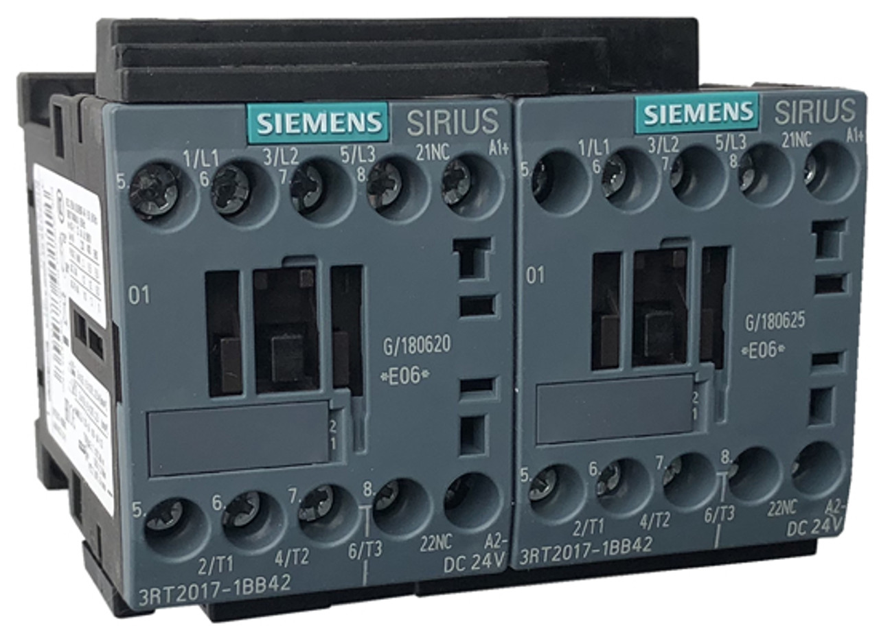 Siemens 3RA2317-8XB30-1BW4 reversing contactor