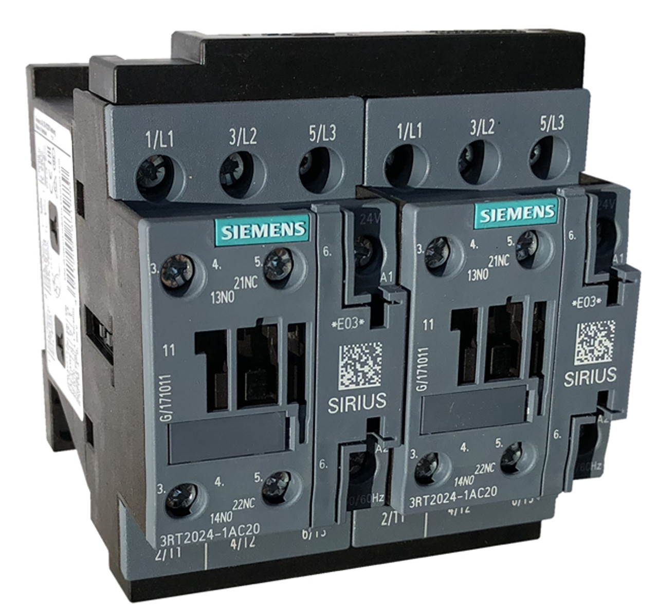 Siemens 3RA2324-8XB30-1BW4 reversing contactor