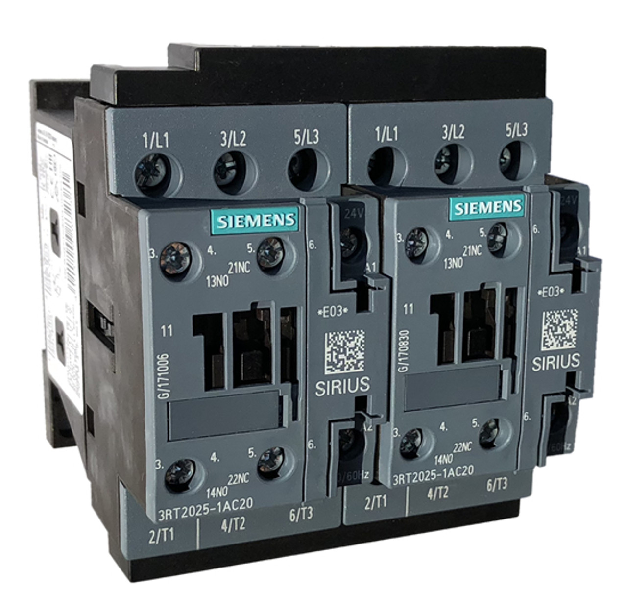 Siemens 3RA2325-8XB30-1AR6 reversing contactor