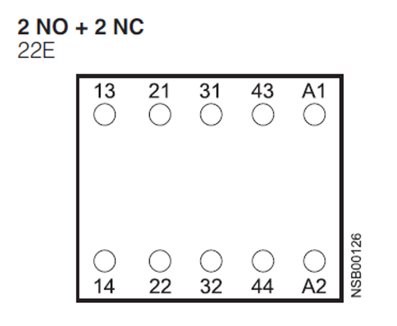 Siemens 3RH2122-1AH00 Terminal Designations