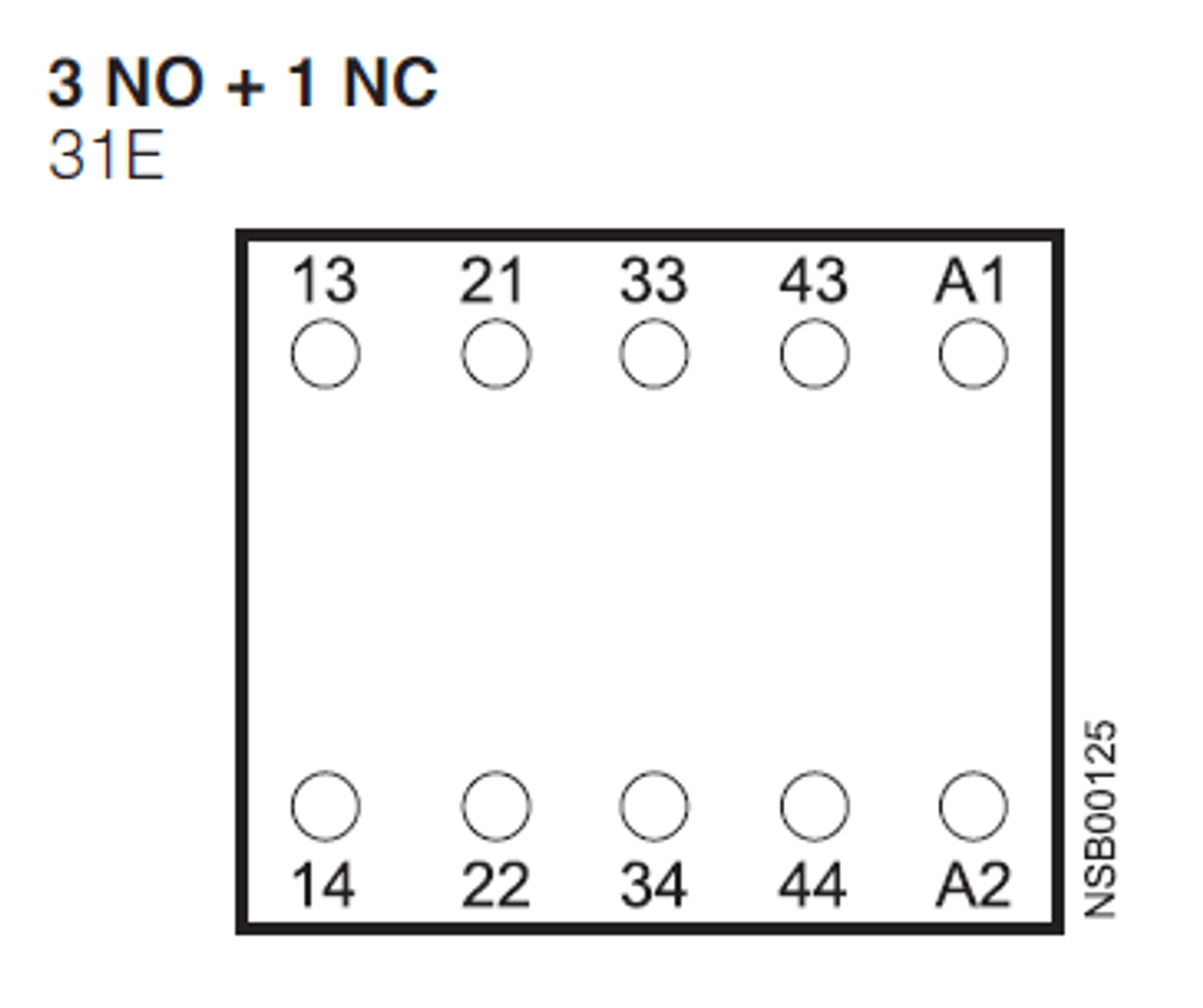 Siemens 3RH2131-1AP00 Terminal Designations