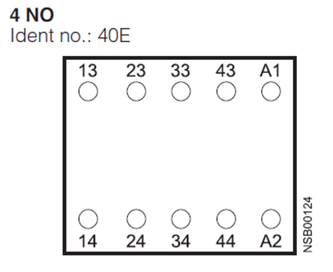 Siemens 3RH2140-1AF00 Terminal Designations