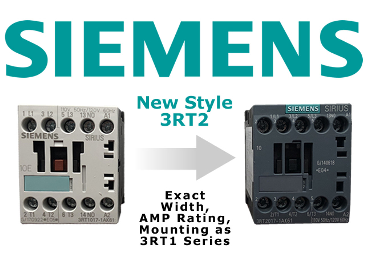 Siemens 3RT2017-1AV62 comparison