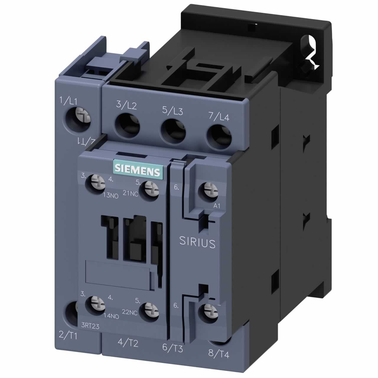 Siemens 3RT2326-1BB40 Contactor: 35 AMP, 24V DC | Kent Store