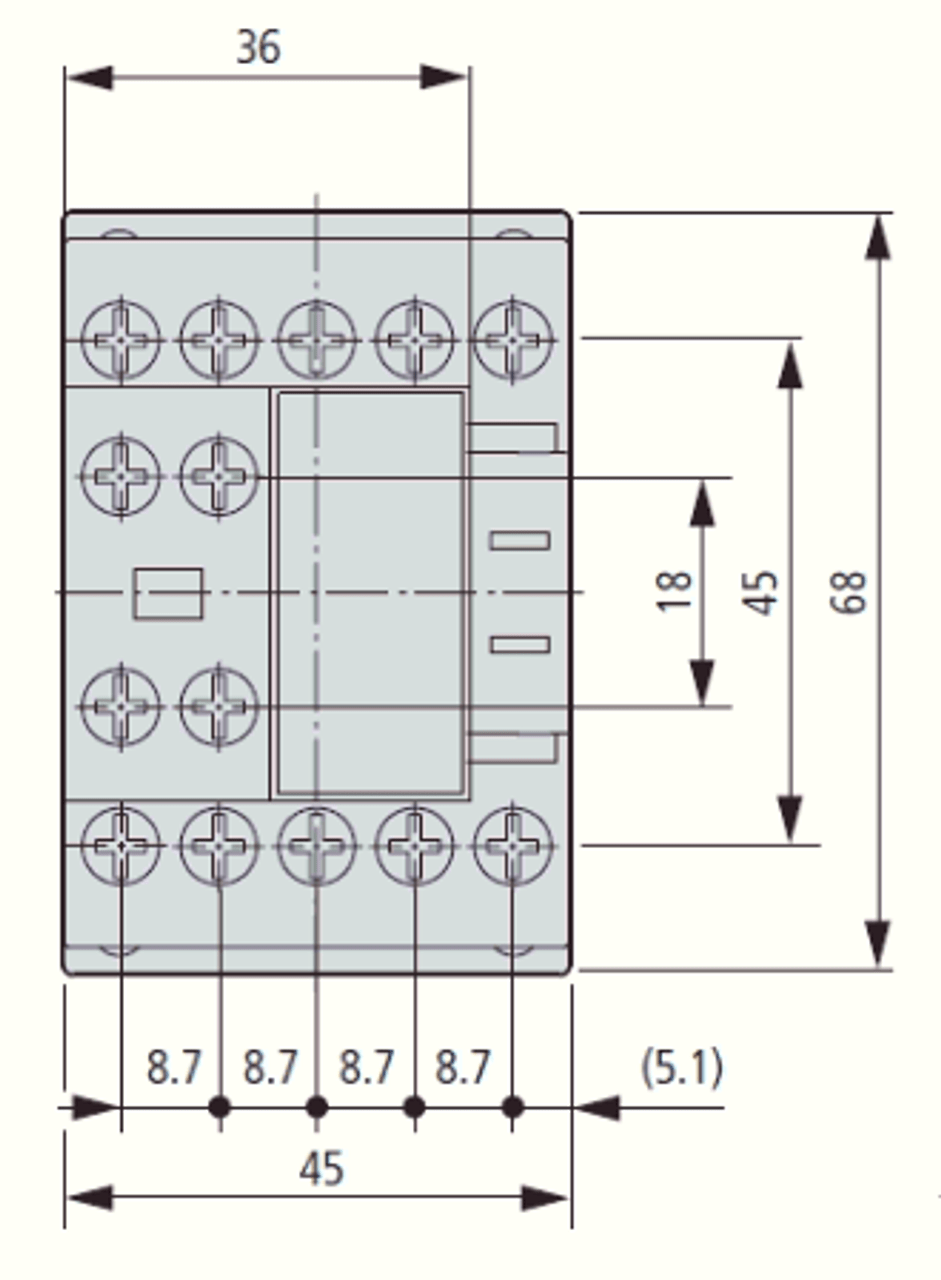 DILA-22 110 V|DILA-22 (110 V 50 HZ, 120 V 60 HZ) |Y 7-276396|MOELLERリレー110  VAC 50 HZ NO+2 NC