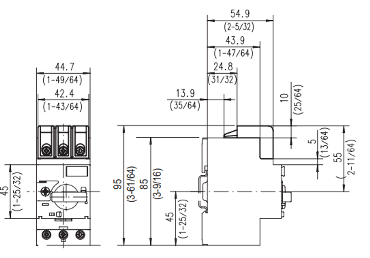 Sprecher and Schuh KTA7-25H-29A dimensions