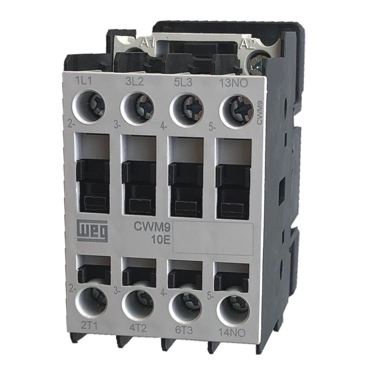 WEG CWM9 IEC 9A 3-pole contactor front view