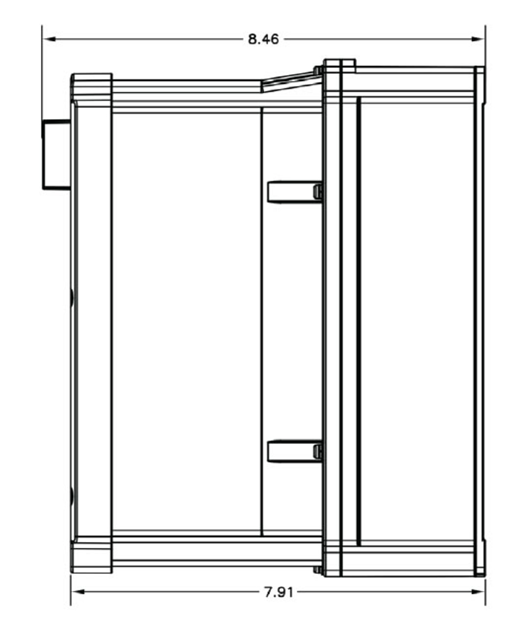 Benshaw RSI-002-SW-24 Side Dimensions