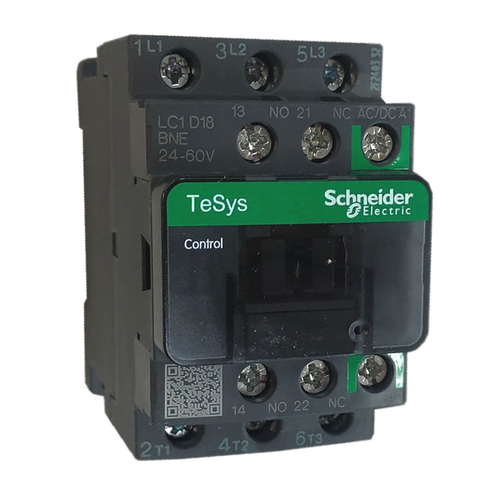 Schneider Electric LC1D18BNE contactor | 24-60vAC/DC