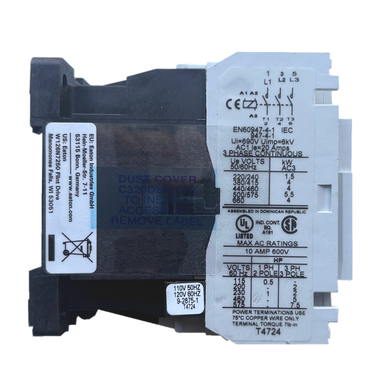 Eaton CE15BN3TB side label