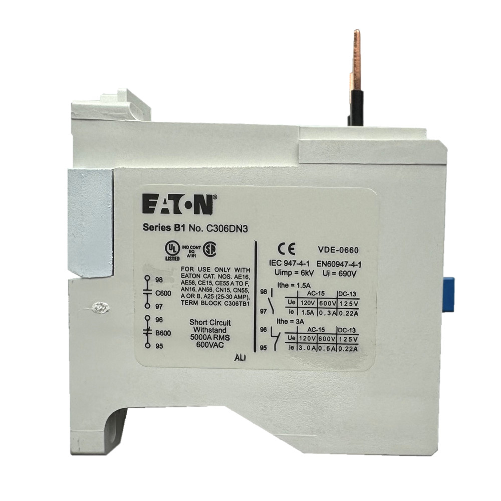 Eaton C306DN3 Overload Relay In Stock at Kent Store