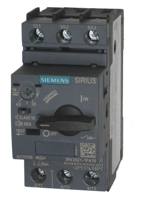 Siemens 3RV2021-1FA10 Manual Motor Protector