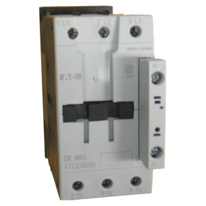 Eaton XTCE065D XT IEC 65A 3-pole contactor front view