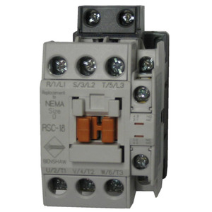 Benshaw RSC-18-6AC120 RediStart 18A 3-pole contactor front view