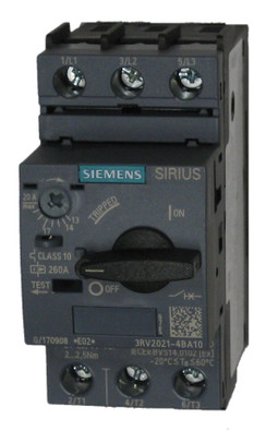 Siemens 3RV2021-4BA10 Manual Motor Protector