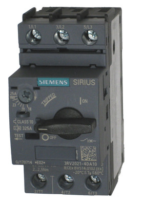 Siemens 3RV2021-4DA10 Manual Motor Protector