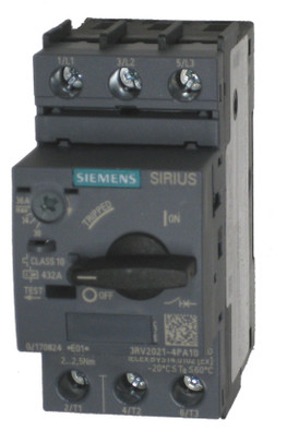 Siemens 3RV2021-4PA10 Manual Motor Protector