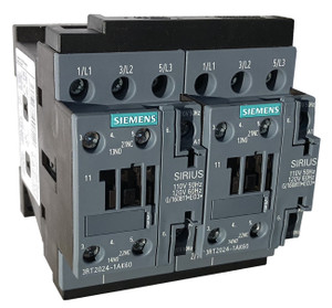 Siemens 3RA2324-8XB30-1AK6 reversing contactor