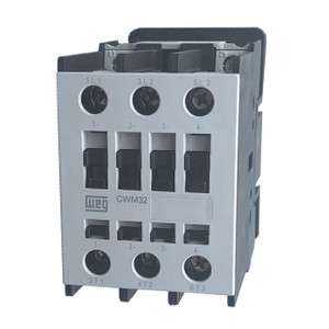 WEG CWM32 IEC 32A 3-pole contactor front view