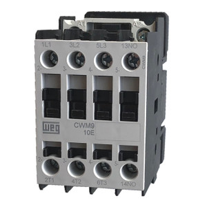 WEG CWM9 IEC 9A 3-pole contactor front view