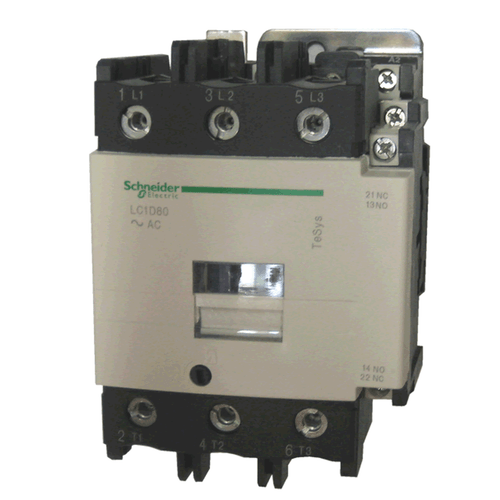 Schneider Electric LC1D80 TeSys D 80A 3-pole contactor front view