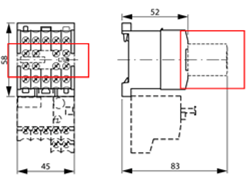 Eaton/Moeller 11DILE dimensions