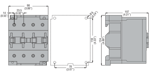 Lovato 11BF6540 12060 dimensions