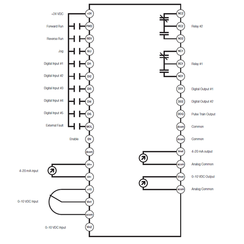 Benshaw RSI-001-S4-2W wiring diagram