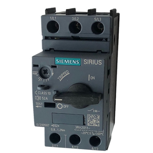 Siemens 3RV2011-0CA10 Manual Motor Protector