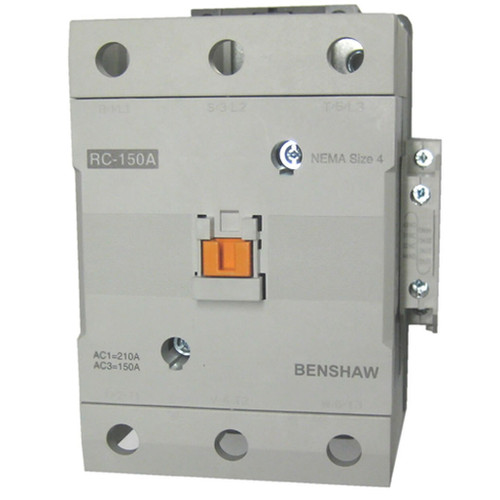 Benshaw RC-150A-56AC120 RediStart 150A 3-pole contactor front view