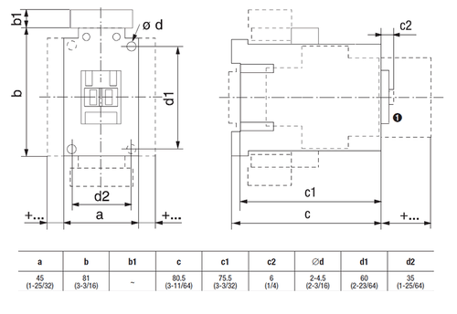 Sprecher + Schuh CS7-40E-120 dimensions