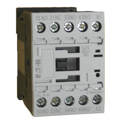 Eaton XTRE10B31 4 pole control relay | 10 AMP 3 N.O. / 1 N.C.