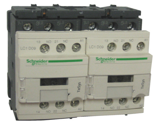 engranaje Casarse Espinas Schneider LC2D09D7 reversing contactor | 9 AMP 42 volt AC coil