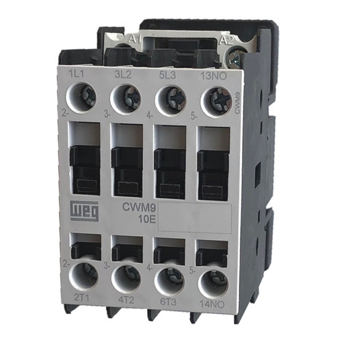 WEG CWM9 IEC 9A 3-pole contactor front view