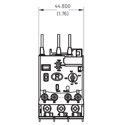 Sprecher + Schuh CEP7-1EFCB front dimensions