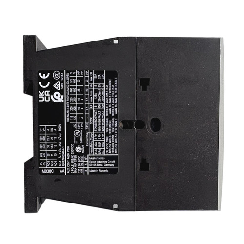 Eaton XTCE038C10E side label