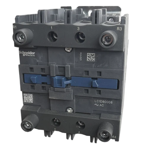 Schneider Electric LC1D80008U7 4-pole TeSys D contactor front view