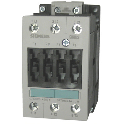 2xSiemens Sirius 3RT1034-1BB40 Schütz 24VDC Spule+Hilfskont. (Gebraucht