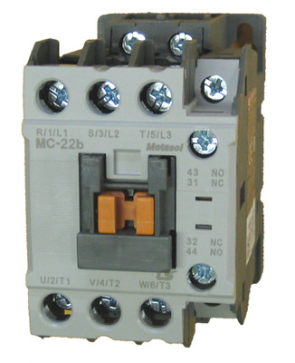 LS MC-22B Metasol 22 AMP contactor | 3 pole with AC coil